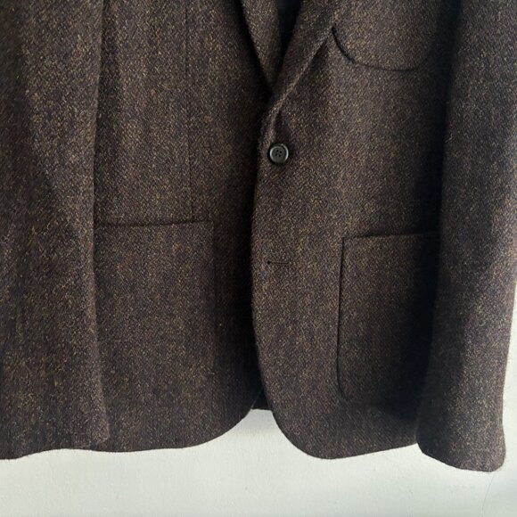 Primark Brown Harris Tweed Sport Coat/ Blazer -38 - Picture 7 of 12